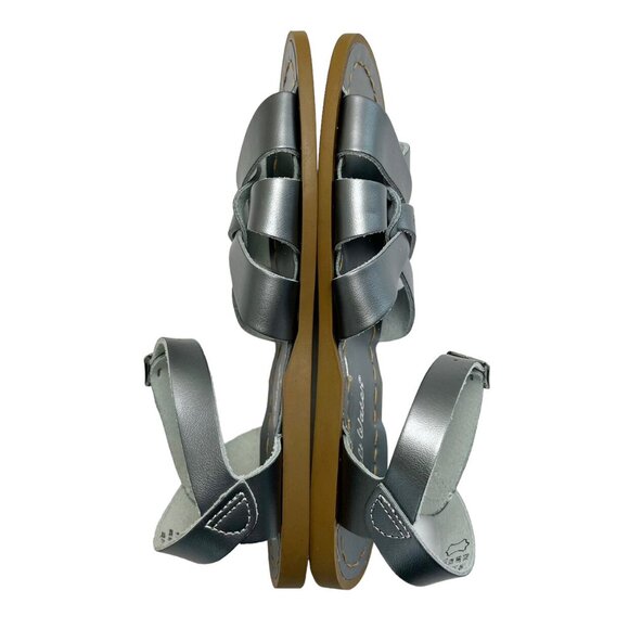 NWOT Salt Water Original Pewter Sandals - Picture 7 of 9